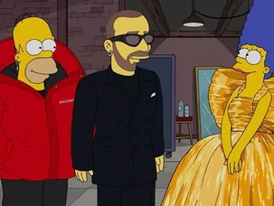 LOS SIMPSON VISTEN DE BALENCIAGA