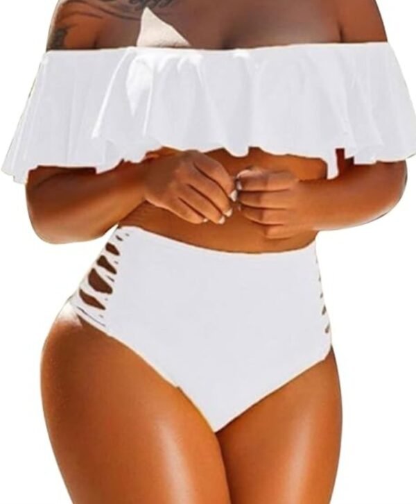 Bikini blanco tiro blanco - Imagen 3