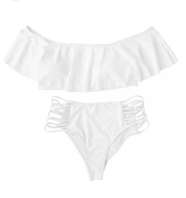 Bikini blanco tiro blanco - Imagen 4