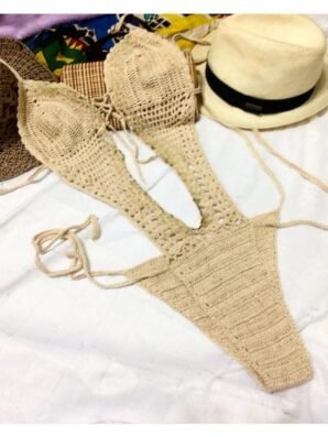 Trikini a crochet en hilo mercerizado